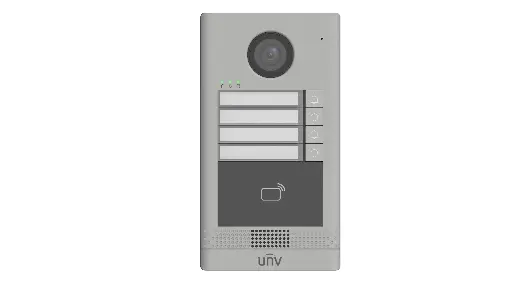 [OEU-202S-HMK4] Uniview Villa Door Station(IC Card,4 Keypads)