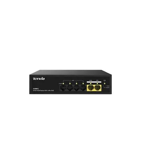 [S106PC] Tenda 6-Port 100M Lite PoE Switch with 4-Port PoE