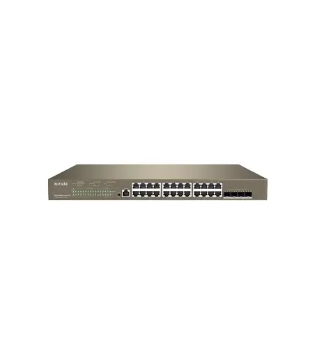 [TEG5328XP-24-410W] Tenda L3 Managed PoE Switch With 4-Port 10G SFP+