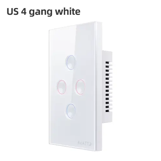 AVATTO Smart Touch Wall Switch 4-Gang (Zigbee)