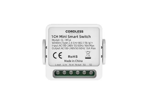 [CL-1M/A] Cordless Intelligent Circuit Breaker 1- way white