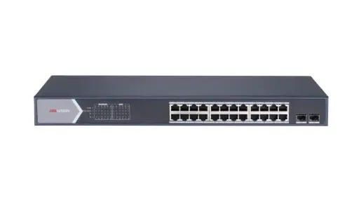 [DS-3E0526P-E/M] Hikvision 24 Port Gigabit Unmanaged POE Switch