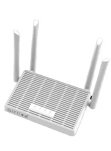 [W6184QAX] Airlive Wi-Fi 6 1800Mbps Easy MESH & VPN Dual Bands Gigabit Router