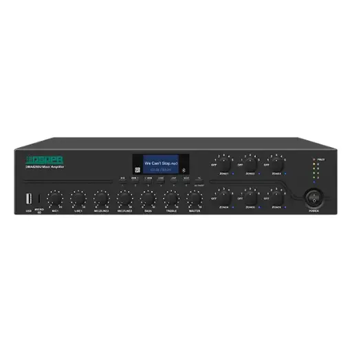 [DMA6500U] DSPPA 500W 6 Zones Digital Mixer Amplifier with Remote Paging Station