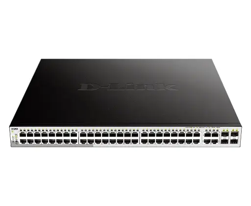 [DGS-1210-52MP] D-Link 52-Port Gigabit Smart Managed PoE Switch