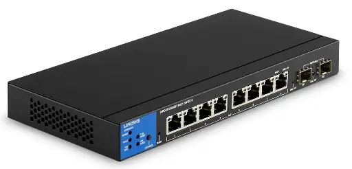 [LGS310MPC] Linksys 8-Port Managed Gigabit PoE+ Switch