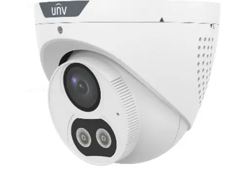 [IPC3615LE-ADF28KC-DLP] Uniview 5MP ColorHunter Fixed Dual-light Turret Network Camera Built-in mic and speaker