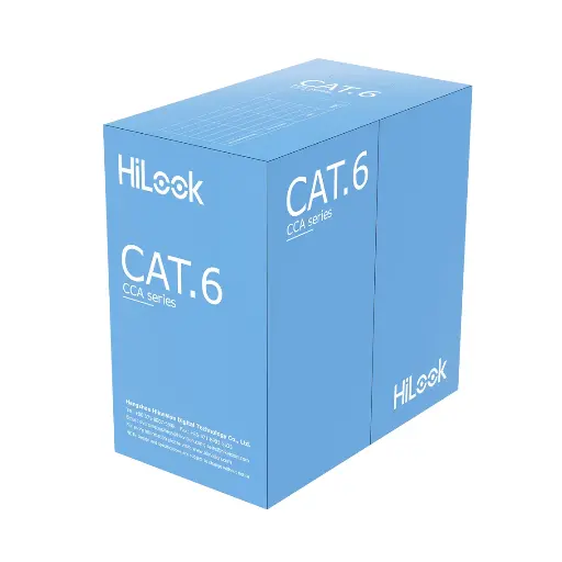 [NC-1LN6UU/CCA/M] HiLook U/UTP Network Cable CAT6 4P 23AWG PVC CCA 305m