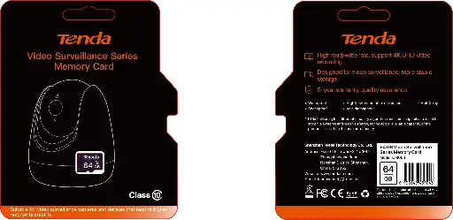 [CM064] Tenda Video Surveillance Series Memory Card 64GB