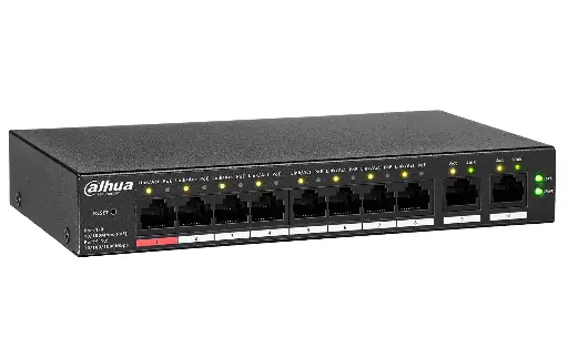 [DH-CS4010-8ET-110] Dahua 10-Port Cloud Managed Desktop Switch with 8-Port PoE