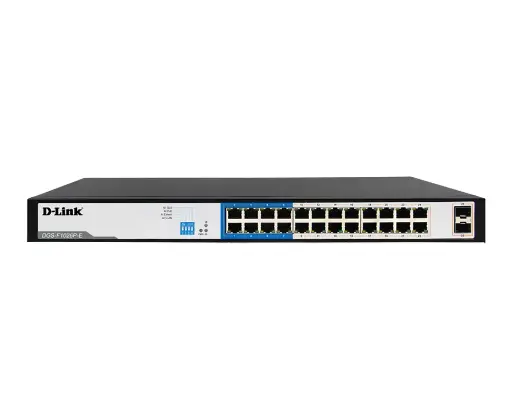 [DGS-F1026P-E] D-Link 24GE PoE + 2 SFP Ports 250m PoE Switch