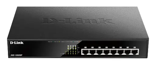 [DGS-1008MP] D-Link 8-Port Desktop Gigabit Max PoE Switch
