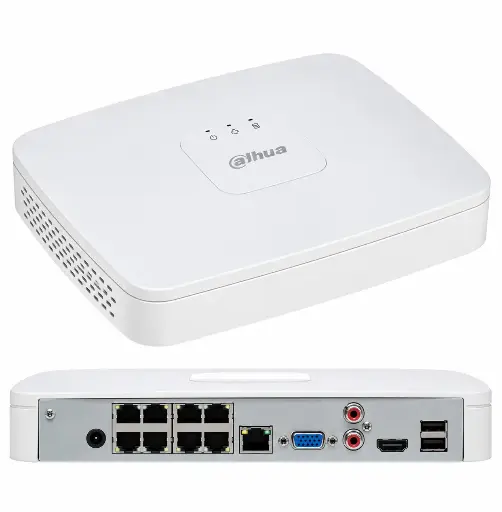 [DHI-NVR4108-8P-4KS3] Dahua 8CH Smart 1U 8PoE 1HDD Lite Network Video Recorder