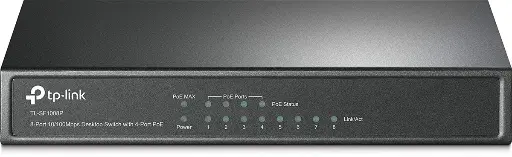 [TL-SF1008P] TP-Link 8-Port 10/100Mbps Desktop Switch with 4-Port PoE