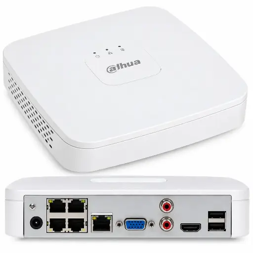 [DHI-NVR2104-P-4KS3] Dahua 4CH Smart 1U 4PoE 1HDD Lite Network Video Recorder