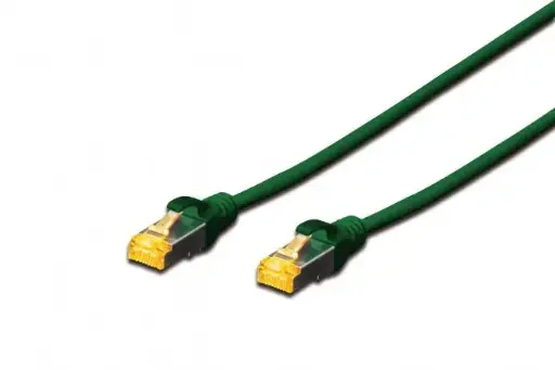 [DK-1644-A-100/G] DIGITUS CAT 6A S/FTP patch cable 10.0m / GREEN