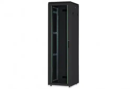 [DN-19 26U-6/8-B-1] DIGITUS Network cabinet Unique series - 600x800 mm (WxD) BLACK 26U