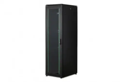 [DN-19 42U-6/8-B-1] DIGITUS Network cabinet Unique series - 600x800 mm (WxD) BLACK 42U