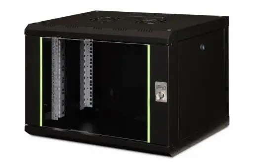 [DN-19 07-U-SW] DIGITUS Wall Mounting Cabinet Unique Series - 600x450 mm (WxD) BLACK 7U