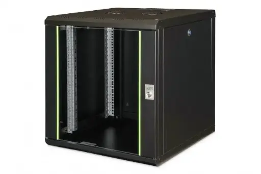 [DN-19 12U-6/6-SW] DIGITUS Wall Mounting Cabinet Unique Series - 600x600 mm (WxD) 12U black