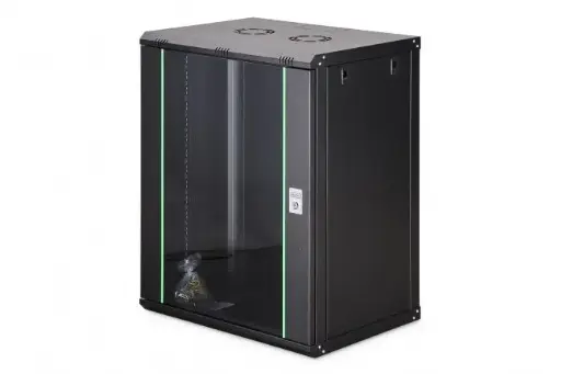 [DN-19 16-U-EC-SW] DIGITUS Wall-mounted enclosure Dynamic Basic series - 600x450 mm (WxD) 16U BLACK